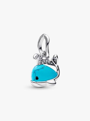 Charm Colgante Ballena turquesa