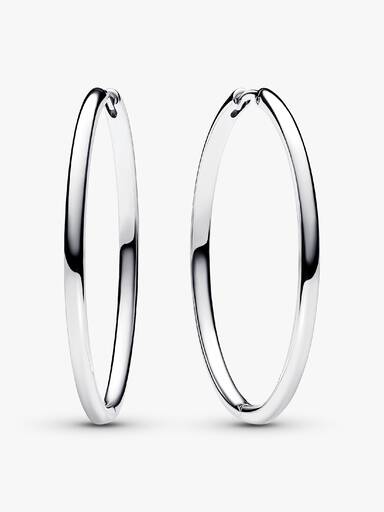 Aretes de aro para charm de 40 mm