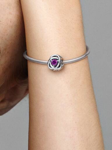 Charm Círculo Eternidad de Febrero