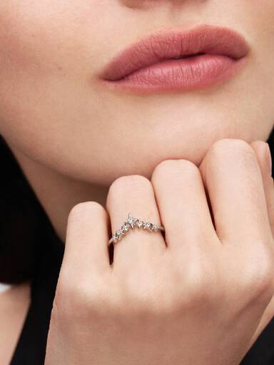 Anillo Tiara con Estrellas