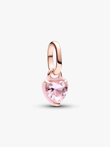 Charm Mini Colgante Corazón Chakra Rosa Pandora ME