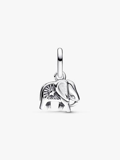 Mini Charm Colgante Elefante Turquesa