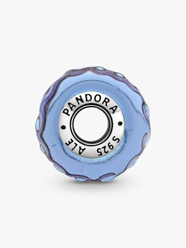 Charm de Cristal Murano Ondas Lavanda