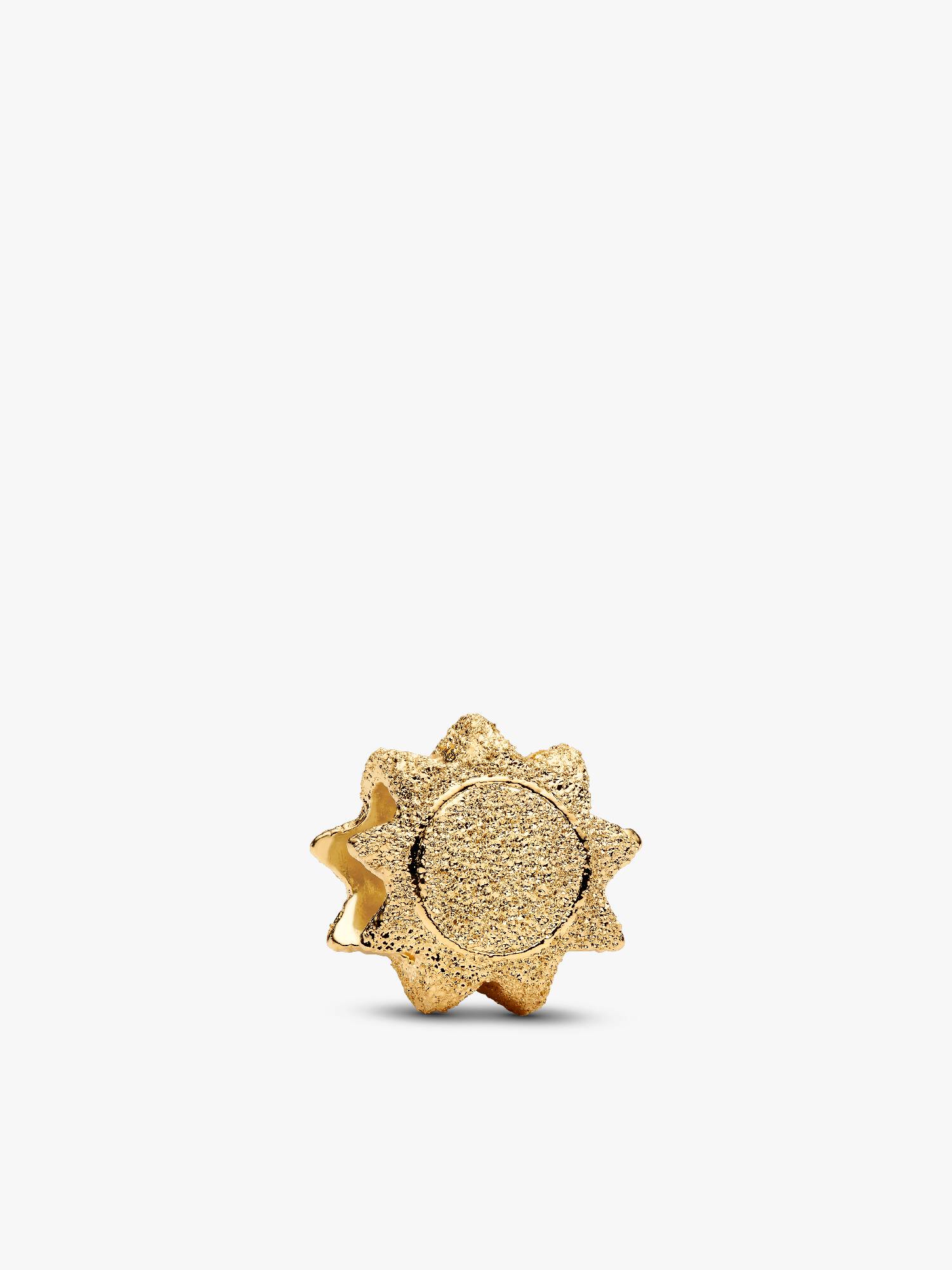 Mini Charm Sol con textura