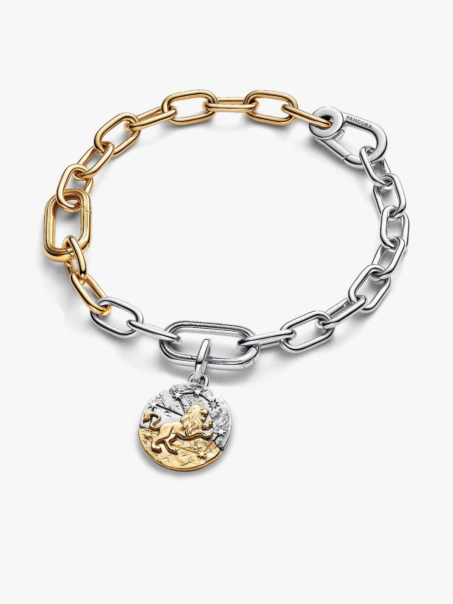 Pulsera con Charm de Medallón Leo