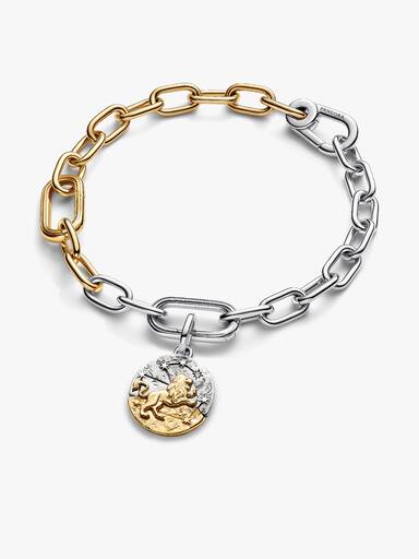 Pulsera con Charm de Medallón Leo