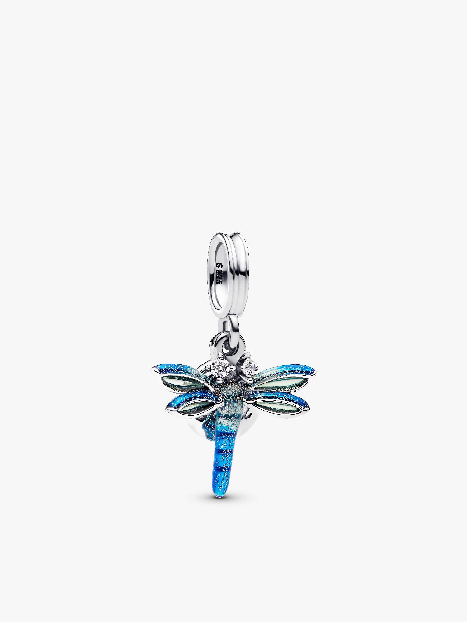 Charm colgante doble Libélula