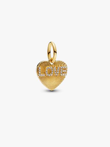 Charm Colgante Grabable Corazón Amor