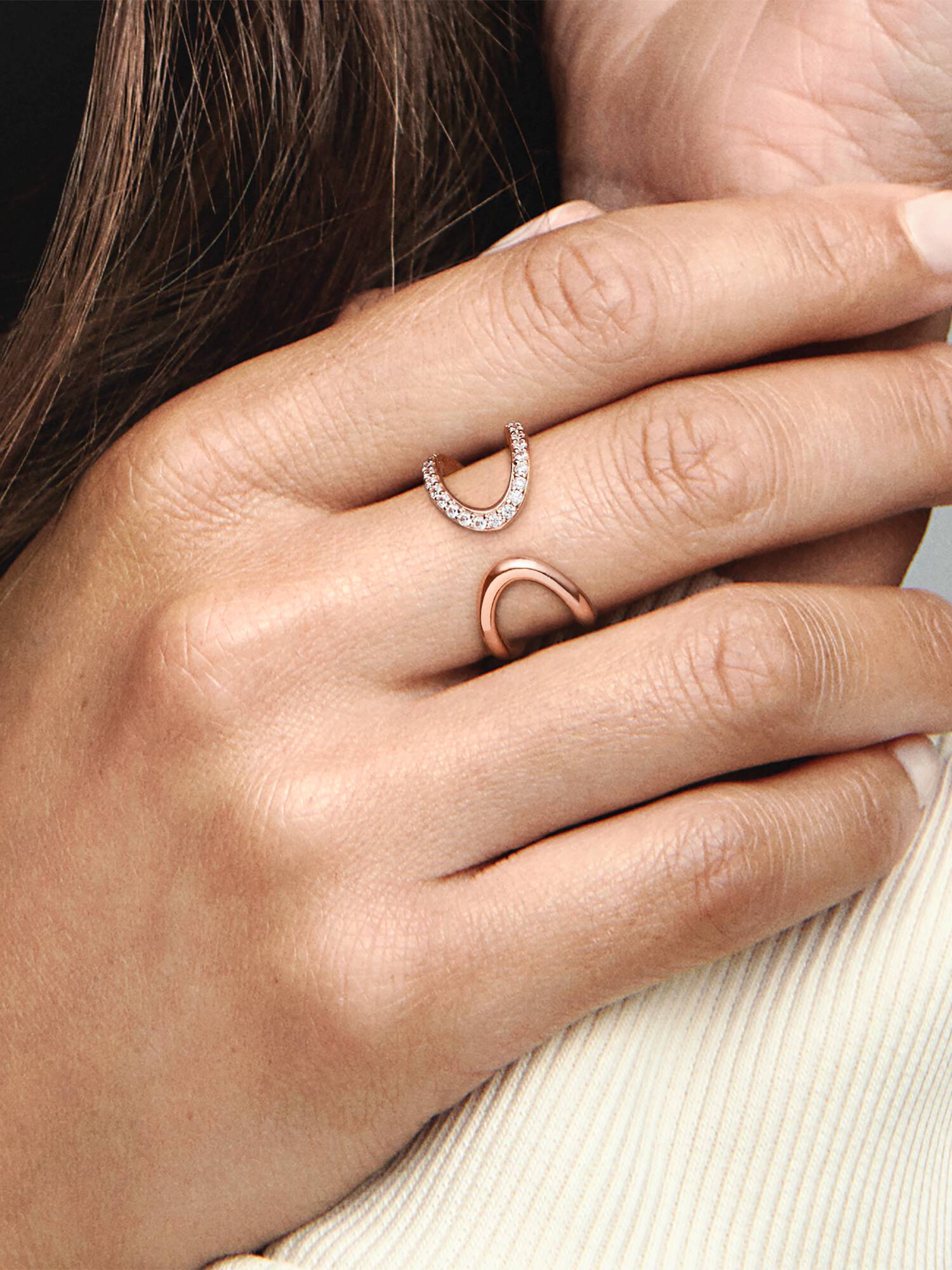 Anillo Abierto Infinity Envolvente