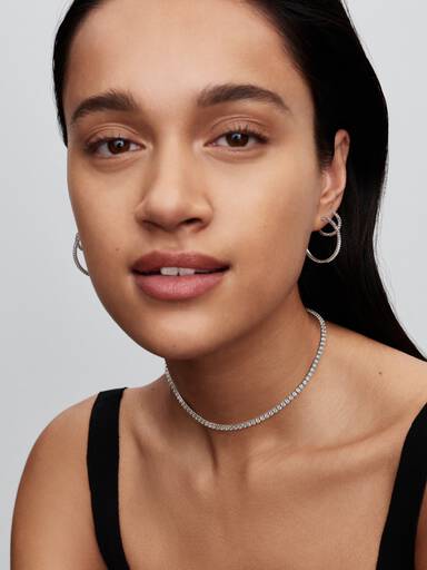 Aretes de Aro Mini Onda Resplandeciente