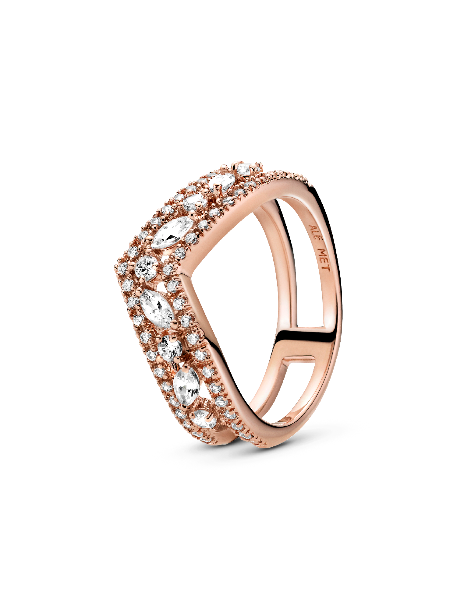 Anillo Doble Deseo Brillante