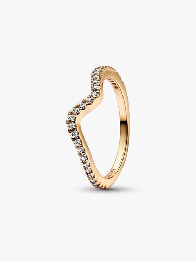 Anillo Onda resplandeciente