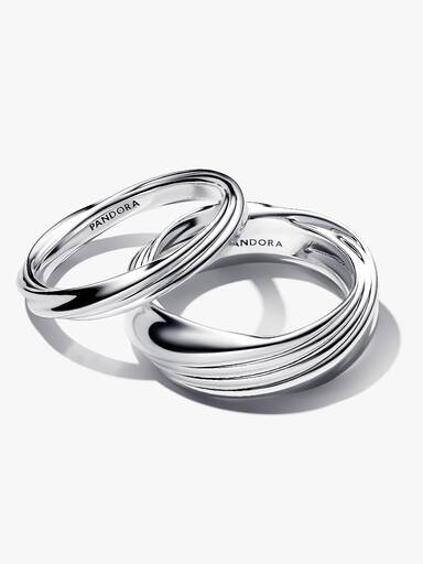 Anillo trenzado doble
