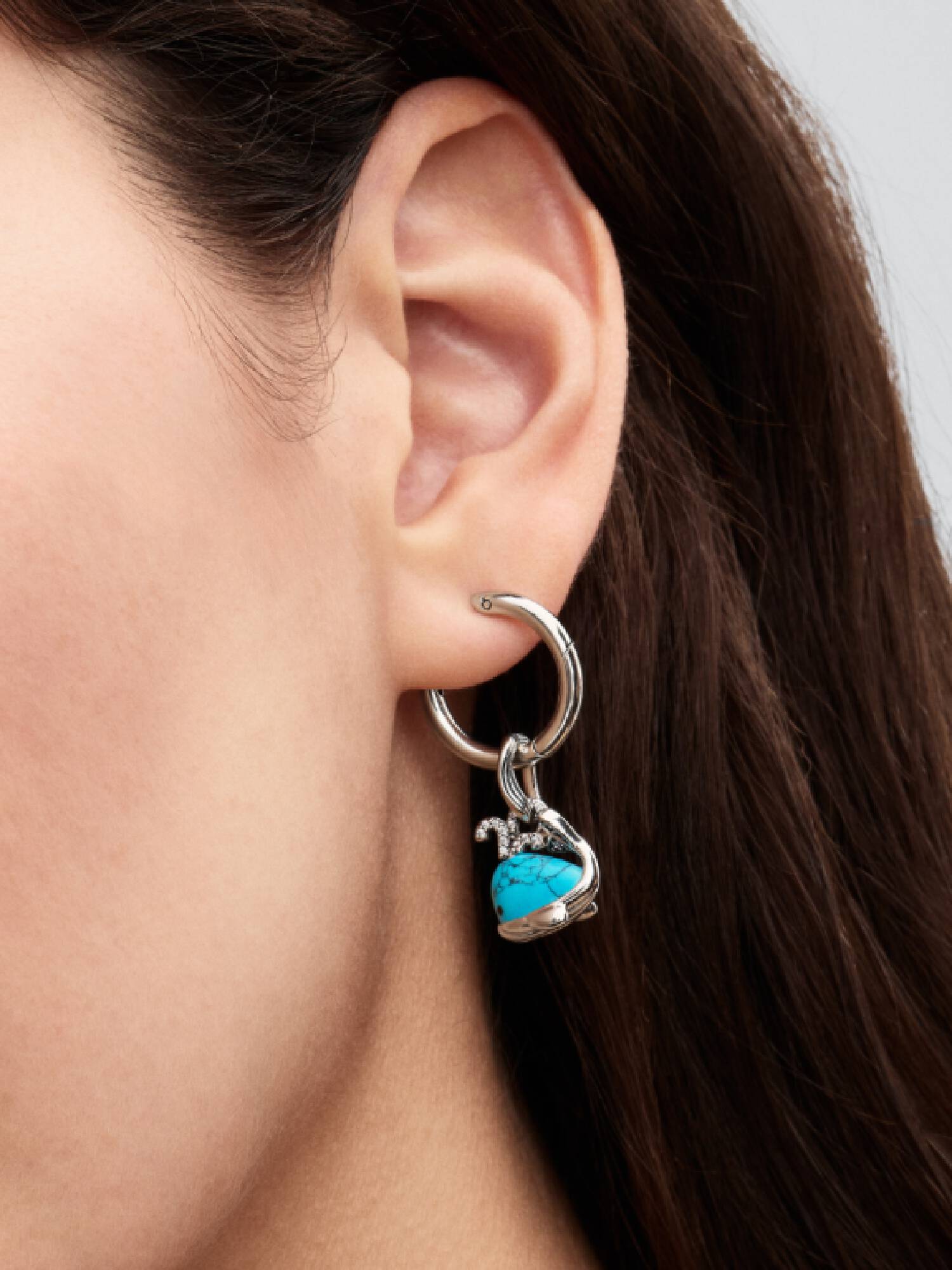 Charm Colgante Ballena turquesa