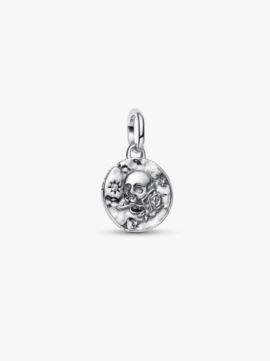 Charm Medallón Calavera