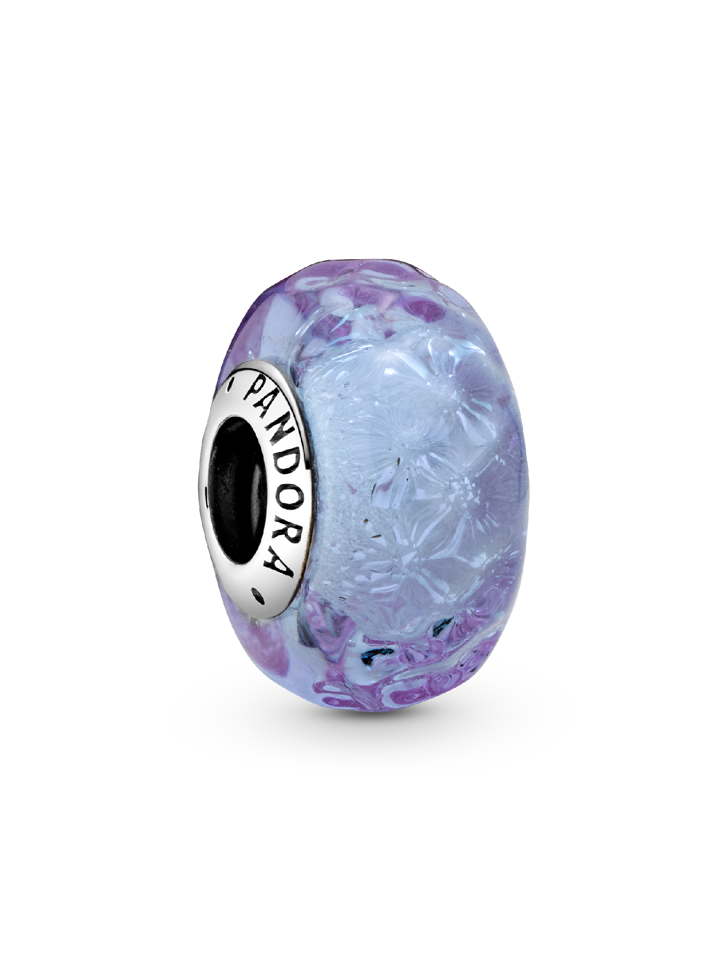 Charm de Cristal Murano Ondas Lavanda