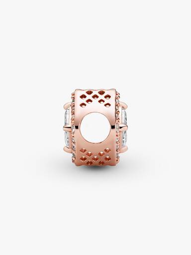 Charm Halo Cuadrado con Brillo