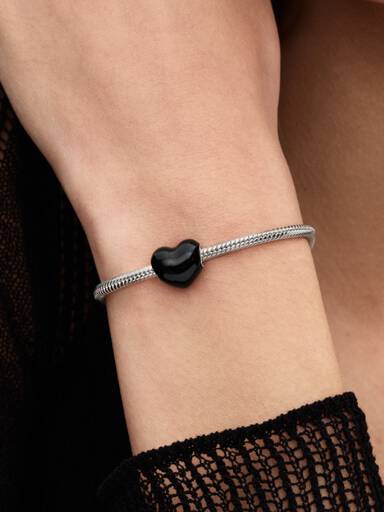 Charm Corazón Negro