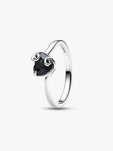 Anillo Corazón Negro de Jack del Extraño Mundo de Jack de Disney