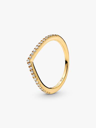 Anillo Hueso de los deseos deslumbrante