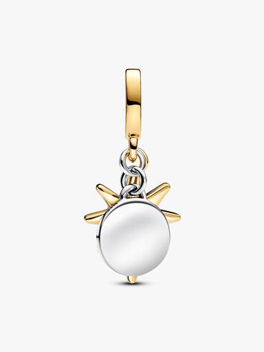 Charm Colgante Grabable Estrella Polar con Diamante Cultivado en Laboratorio