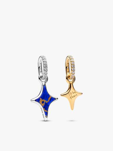 Set de regalo de brazalete con charms de estrellas celestiales