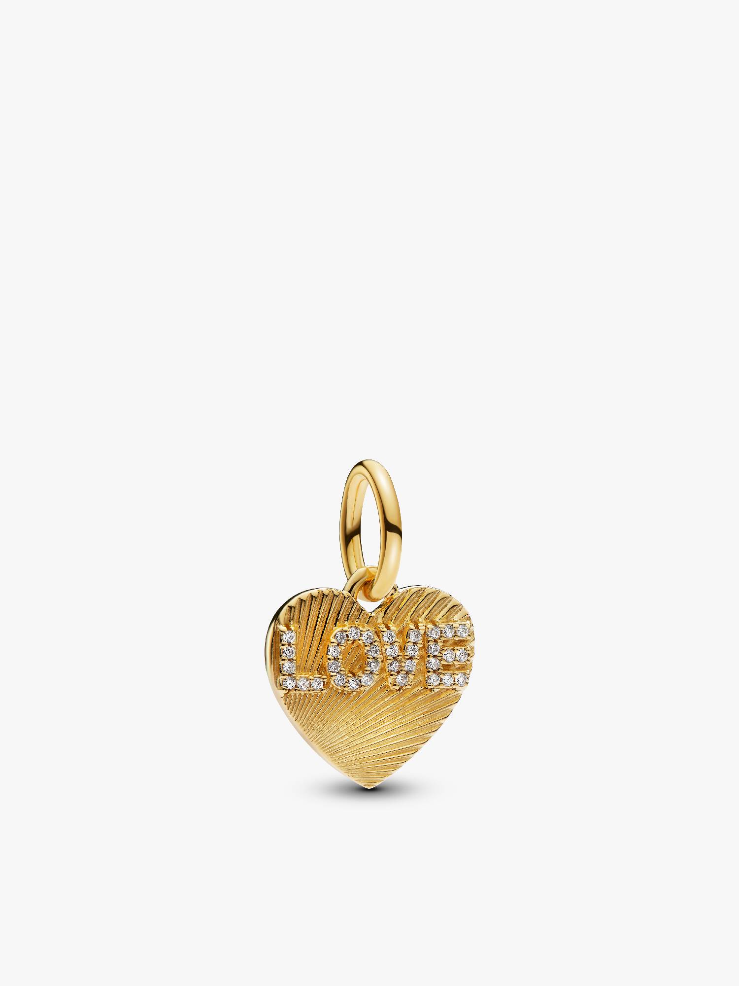 Charm Colgante Grabable Corazón Amor 