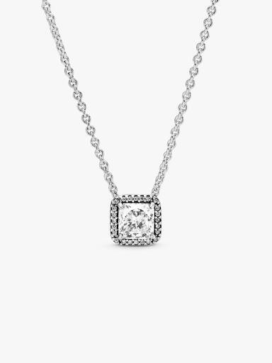 Collar Halo cuadrado brillante