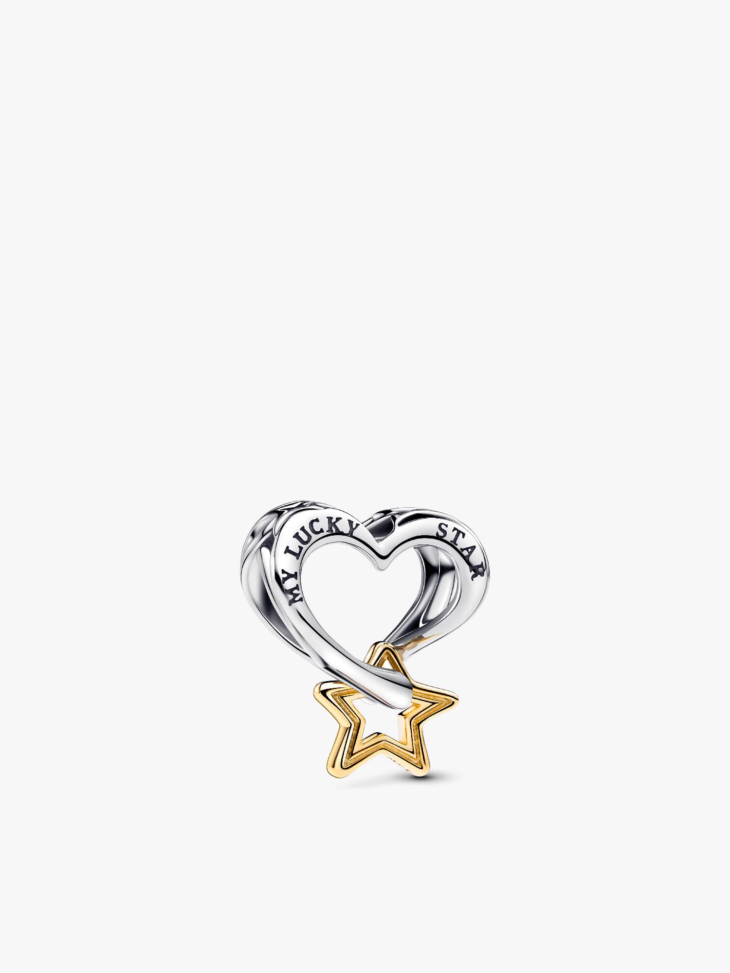 Charm Corazón y Estrella de la Suerte