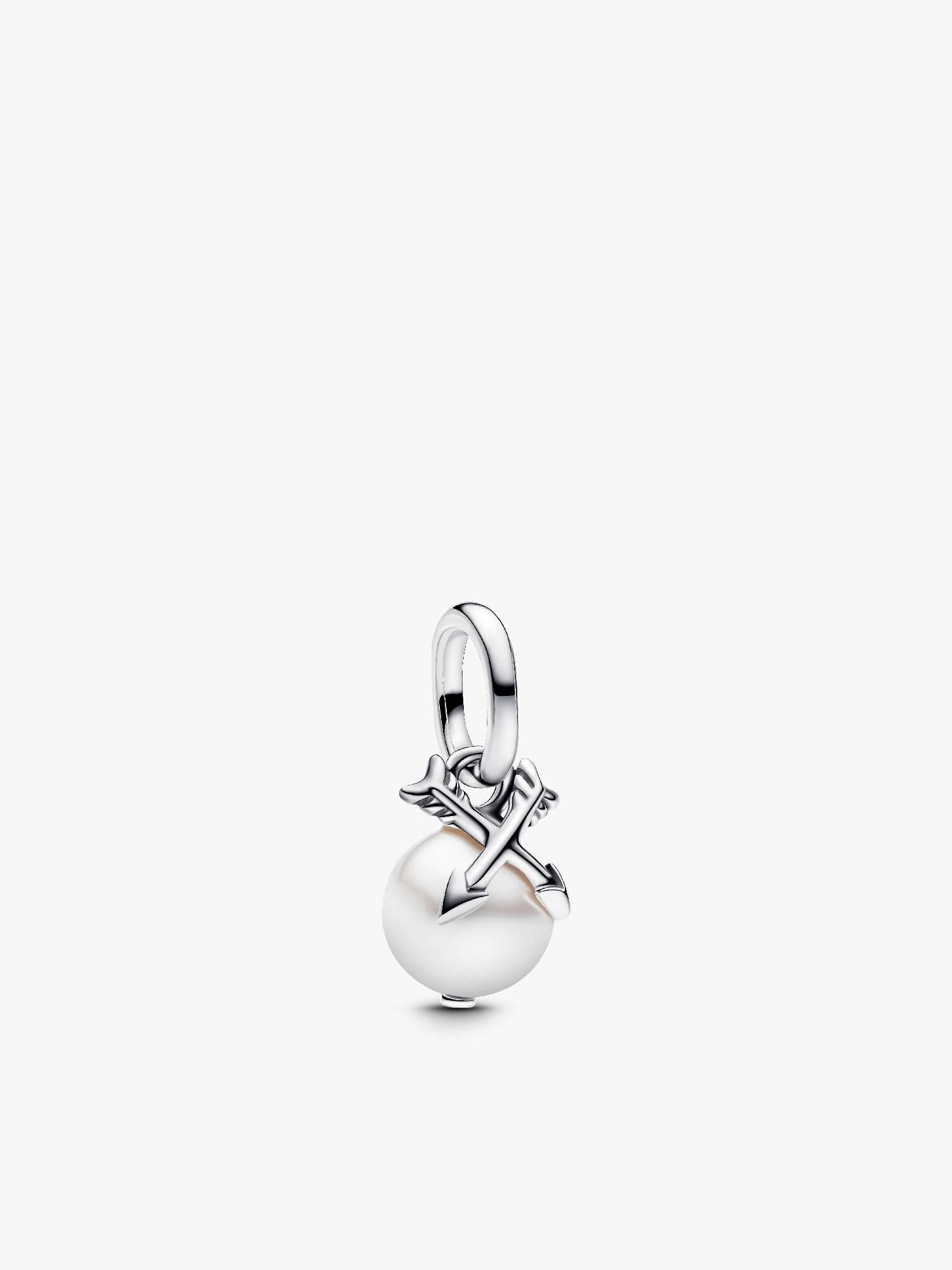 Charm Mini Colgante Perla y Flechas