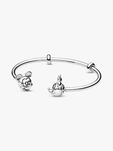 Brazalete Abierto Mickey Mouse y Minnie Mouse Disney Pandora Moments