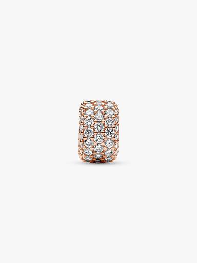 Charm Triple Fila de Brillante Pavé