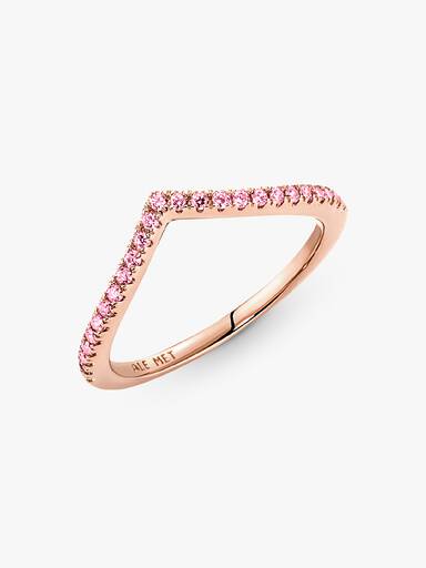 Anillo Deseo reluciente rosa Pandora Timeless