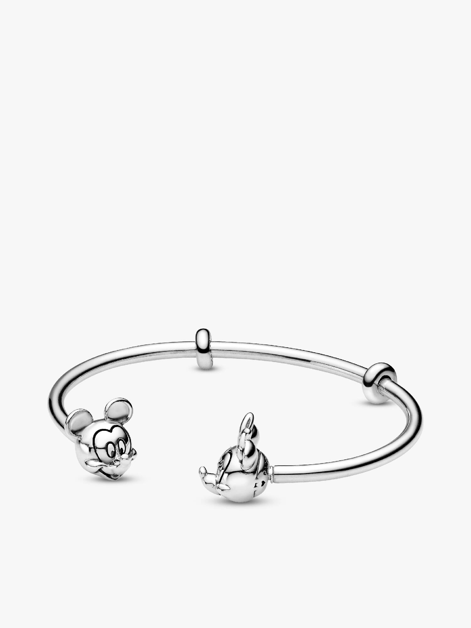 Brazalete Abierto Mickey Mouse y Minnie Mouse Disney Pandora Moments