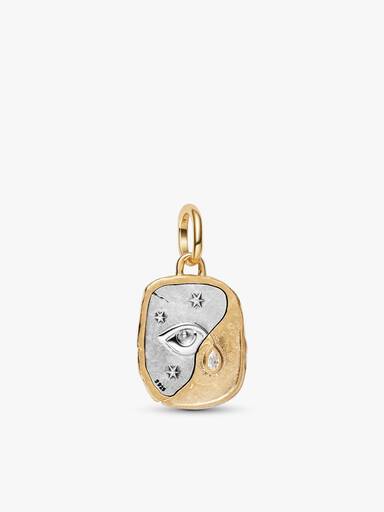 Set de Pulsera de Eslabones con Charm Ojo Protector