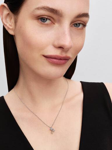 Collar con Colgante Estrella Triple