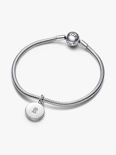Charm Colgante Medallón Amor grabable que se puede abrir