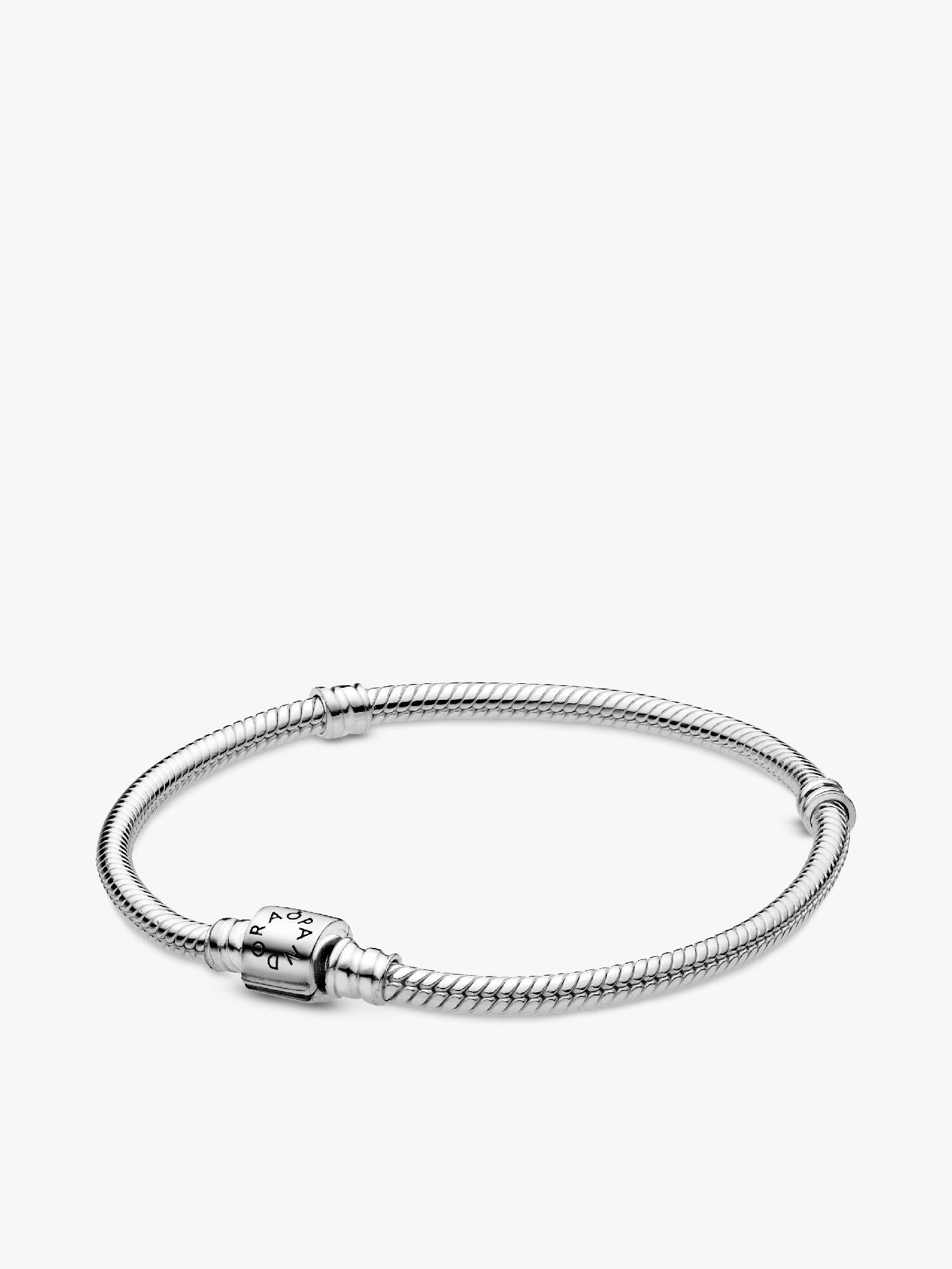 Brazalete cadena de serpiente con broche de barril