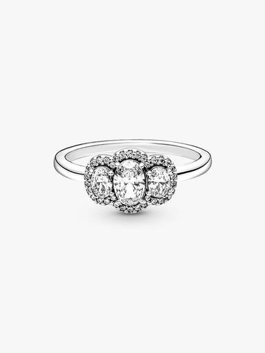 Anillo clásico Tres piedras
