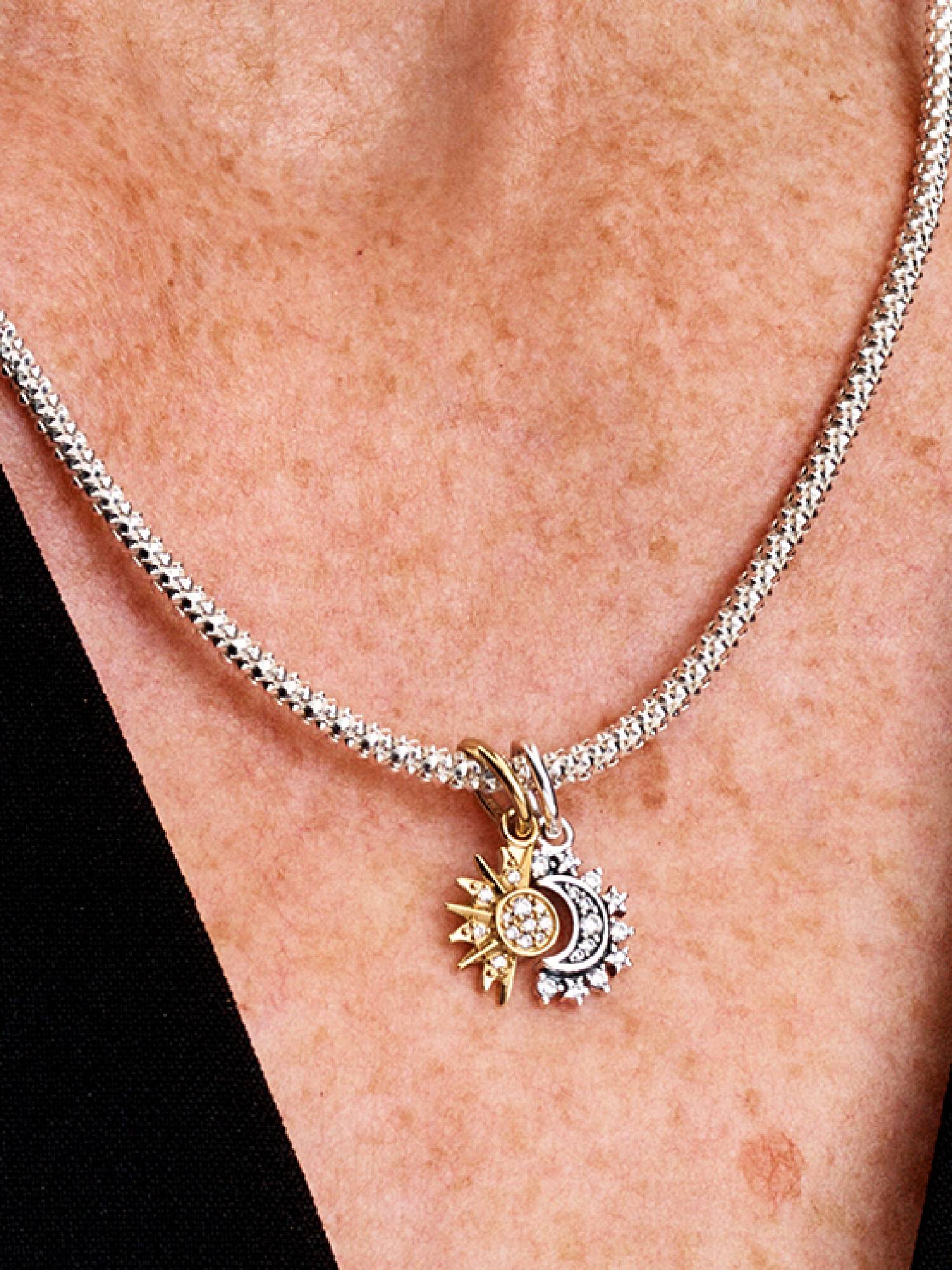 Charm colgante divisible Sol y Luna