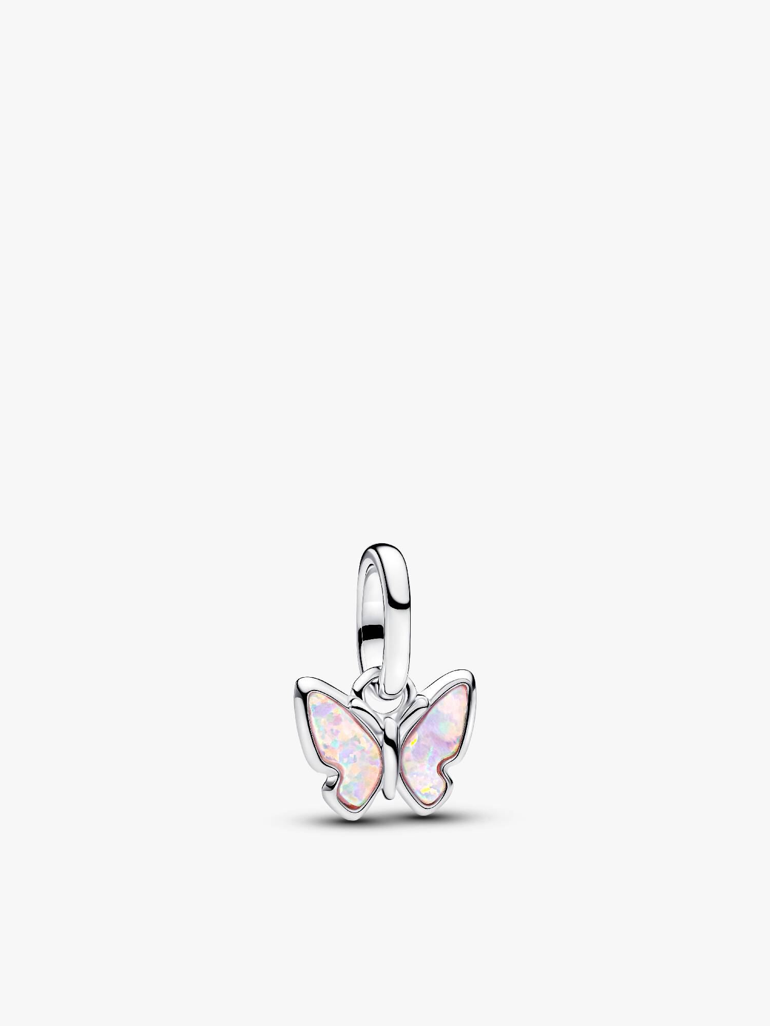 Mini charm colgante Mariposa rosa 