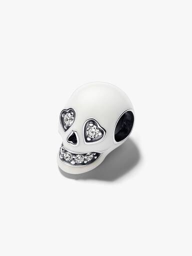 Charm Calavera reluciente que brilla en la oscuridad