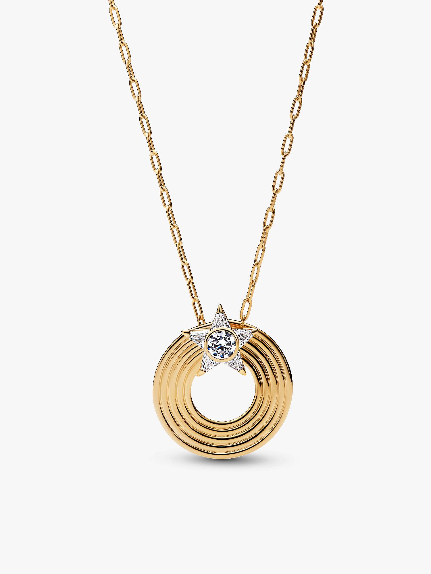 Collar con pendiente Estrella Fugaz reluciente