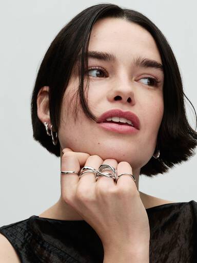 Anillo Banda Forma Orgánica
