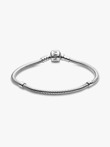 Brazalete cadena de serpiente con broche de barril