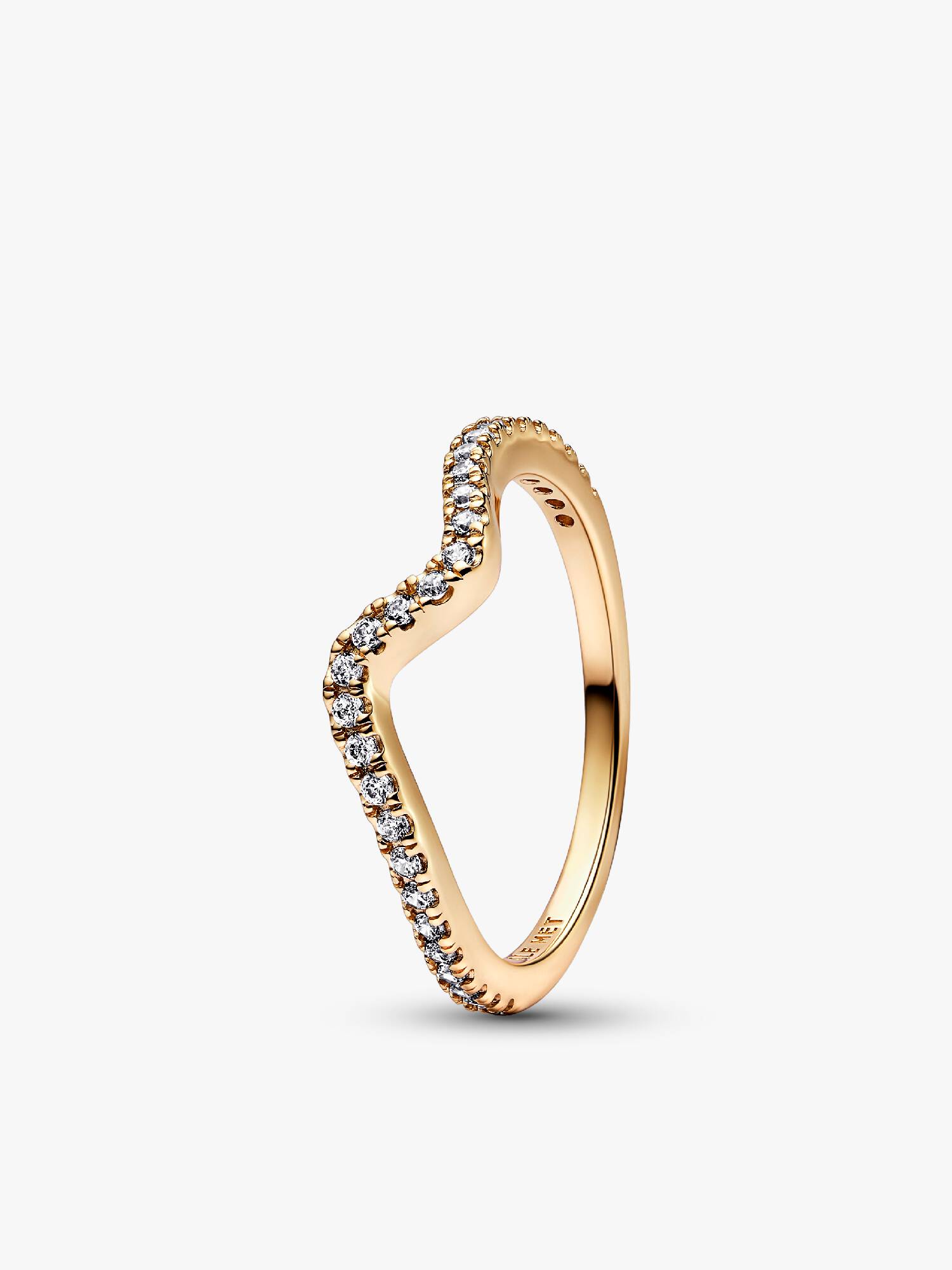 Anillo Onda resplandeciente